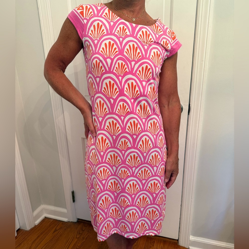 Barbara Erickson Cap Sleeve Mini Dress